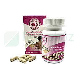 MACA PERUI ZSÁZSA ÉS E-VITAMIN ÉTREND-KIEGÉSZÍTŐ KAPSZULA 60DB