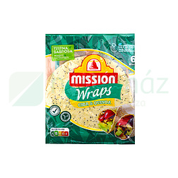 MISSION CHIA-QUINOA TORTILLA WRAP 370G