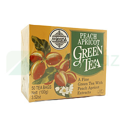 MLESNA ZÖLD TEA BARACK ÍZESÍTÉSSEL FILTERES 50DB