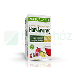 NATURLAND HÁRSFAVIRÁG ECHINACEA-GRÁNÁTALMA-CSIPKEBOGYÓ TEA 20DB