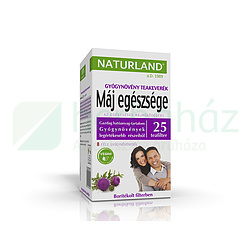 NATURLAND MÁJ EGÉSZSÉGE GYÓGYNÖVÉNY TEAKEVERÉK 25DB