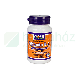 NOW D-3 VITAMIN 2000IU KAPSZULA 120DB