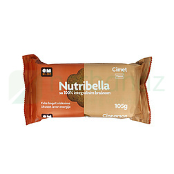 NUTRIBELLA FAHÉJAS KEKSZ FRUKTÓZZAL 105G