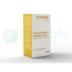 NUTRIQA CHOLESTEROL CONTROL PRO - NORMÁL KOLESZTERIN KÚRA GYÓGYNÖVÉNYES KAPSZULA 60DB