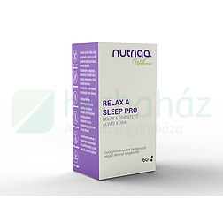 NUTRIQA RELAX-SLEEP PRO - RELAX ÉS PIHENTETŐ ALVÁS KÚRA GYÓGYNÖVÉNYES KAPSZULA 60DB