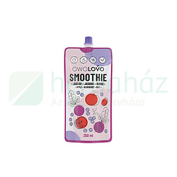 OWOLOVO SMOOTHIE ALMA-KÉK ÁFONYA-CÉKLA 250ML