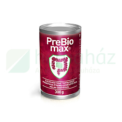 PREBIOMAX ÉLELMI ROSTOKAT TARTALMAZÓ PREBIOTIKUS ÉTREND-KIEGÉSZÍTŐ POR MÁLNA ÍZESÍTÉSSEL 300G