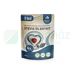 PREMIUM NATURA NÉGYSZERES ERŐSSÉGŰ ÉDESÍTŐSZER-STEVIA ÉS ERITRIT 500G