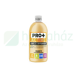 PRO+ ACTIVE VITAMINOKKAL MANGÓ ÍZ GYÓGYNÖVÉNYEKKEL 750ML DRS+50FT BETÉTDÍJ