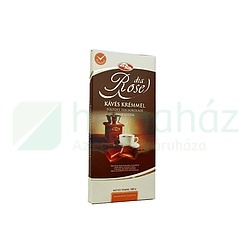 SWEET ROSE TÖLTÖTT KÁVÉS TEJCSOKI FRUKTÓZZAL 100G