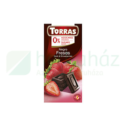 TORRAS HOZZÁADOTT CUKOR NÉLKÜL ÉTCSOKOLÁDÉ EPRES 75G