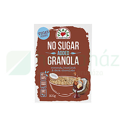 VEGAN VITALIA GRANOLA ÉTCSOKOKOLÁDÉS, KÓKUSZOS, MOGYORÓS HCN 300G