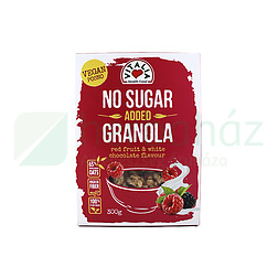 VEGAN VITALIA GRANOLA FEHÉR CSOKOLÁDÉVAL, PIROS GYÜMÖLCSÖKKEL HCN 300G