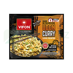 VIFON UDON CURRY INDIAI INSTANT BÚZATÉSZTÁS ÉTEL (ENYHÉN CSÍPŐS) 90G