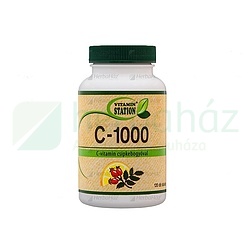 VITAMIN STATION C-1000+CSIPKEBOGYÓ TABLETTA 120DB