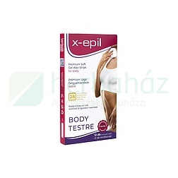 X-EPIL HASZNÁLATRA KÉSZ PRÉMIUM GÉLGYANTACSÍKOK TESTRE 12DB